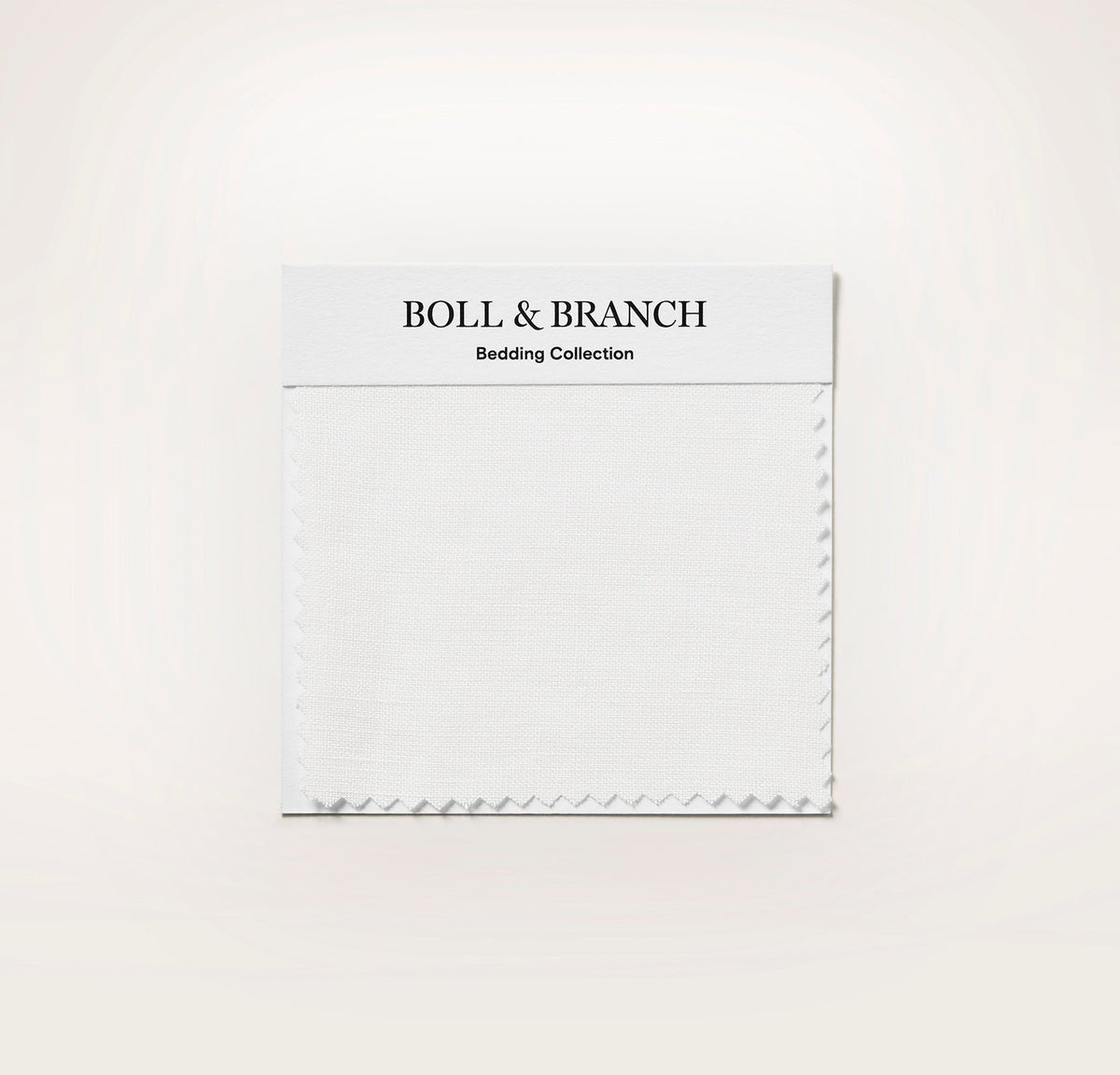 Linen Fabric Swatch - White