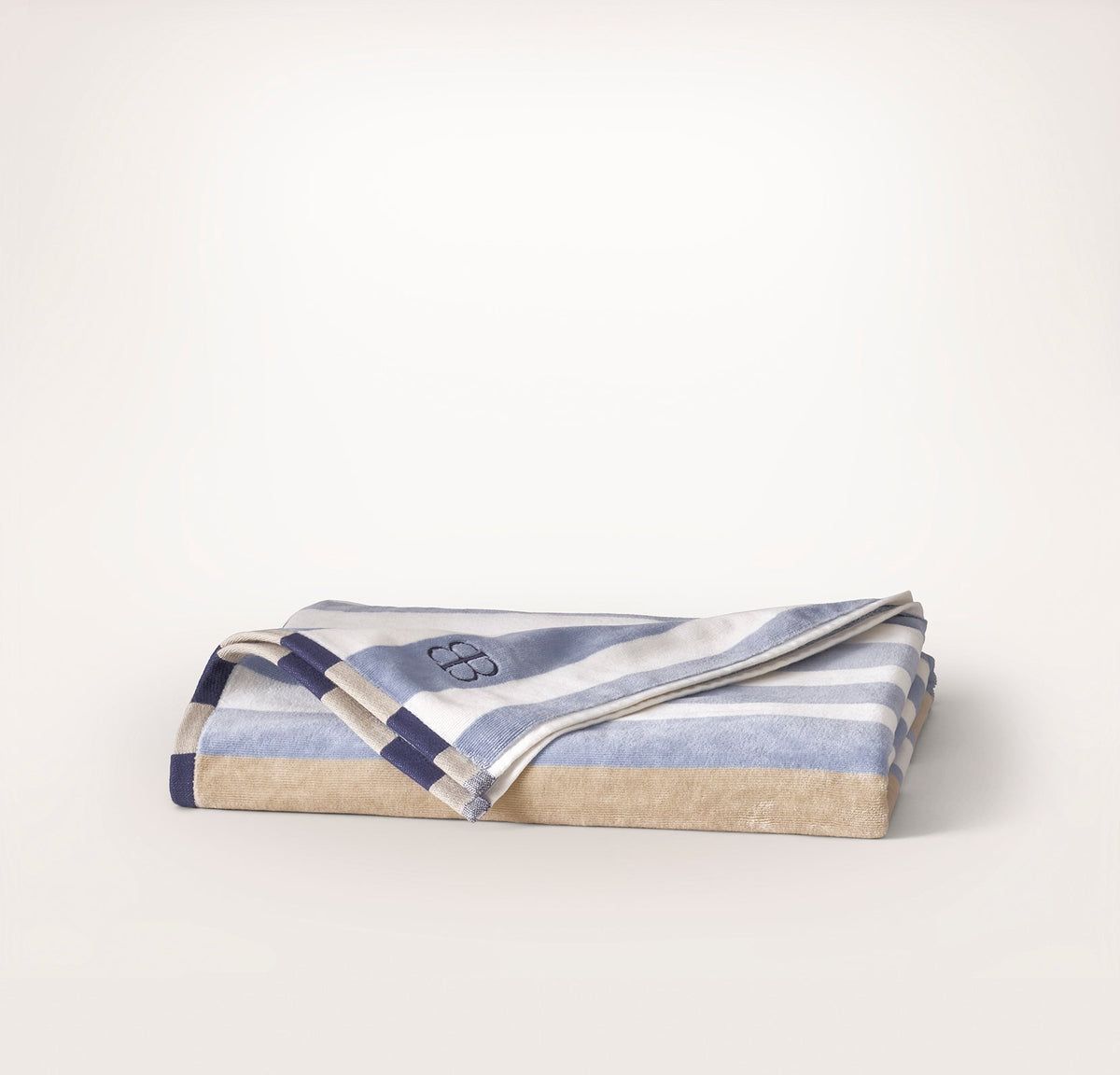 The Beach Towel - Hydrangea Harbor Stripe